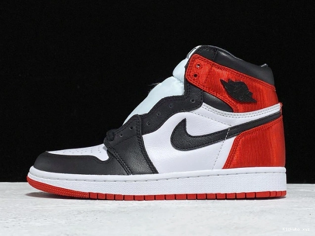 High Satin Air Black 1 Retro Jordan Toe CD0461-016 0804